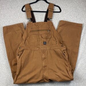 Key heavy canvas overalls 42x30 cotton workwear outdoor contractor rugged